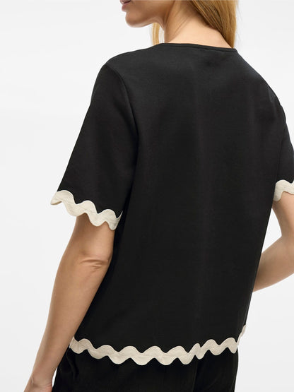 Vila - Top - Donna | vicalisa o-neck 2/4 top