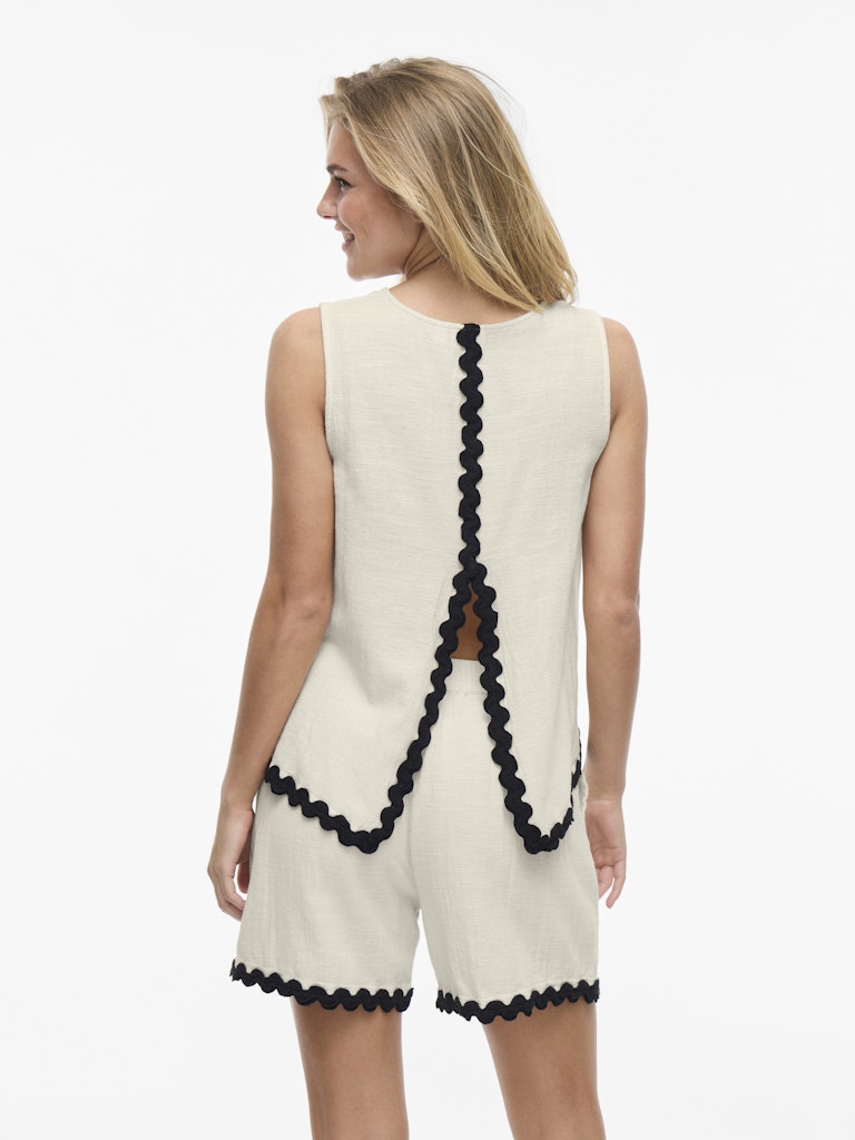 Vila - Top - Donna | vimanda wavy o-neck s/l top