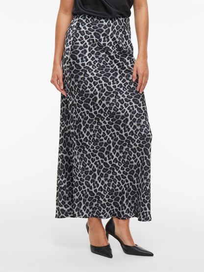 Vila - Gonna longuette - Donna | visahra hw ankle leo skirt/ka