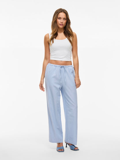 Vila - Canotta - Donna | vikenza u-neck s/l crop tank top rev