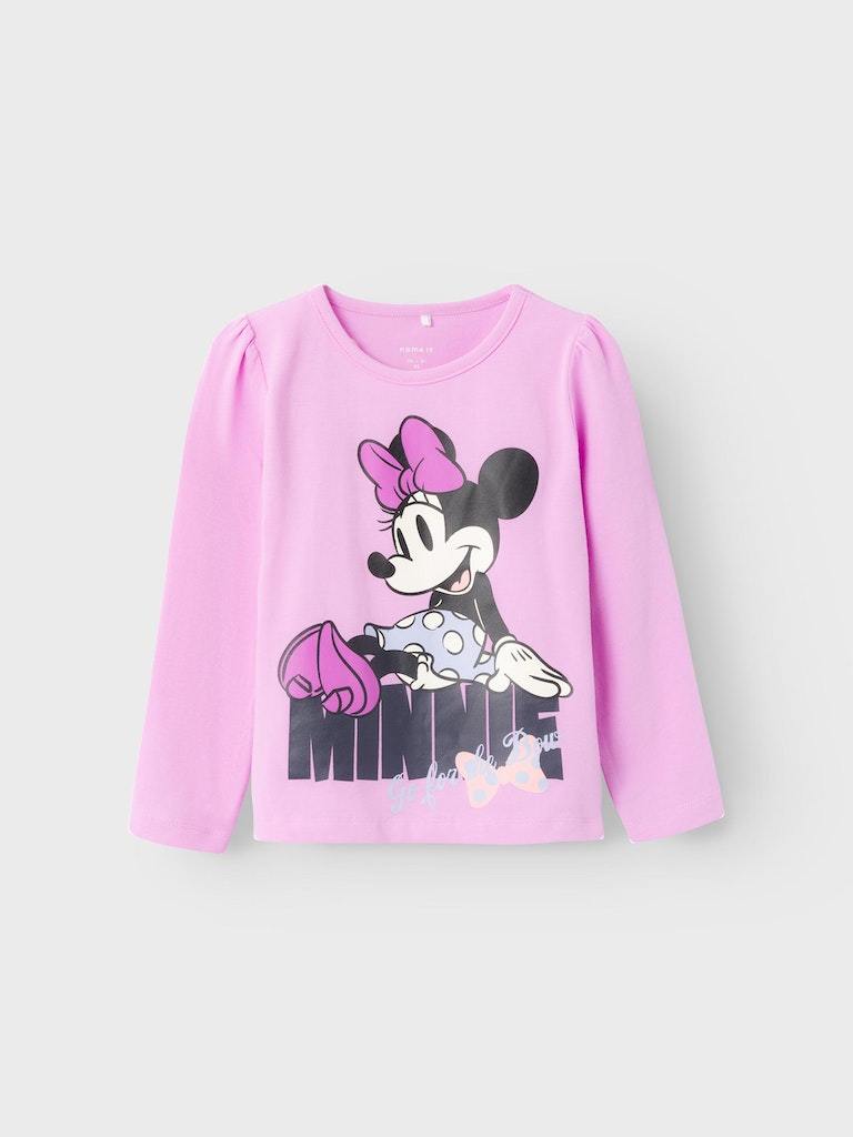 T-Shirt M/L - Name It Nmfnemiri Minnie Ls Top Wdi