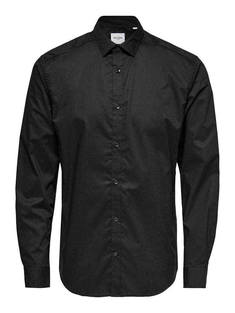 CAMICIA - ONLY & SONS ONSSANE LIFE SLIM LS SOLID POPLIN SHIRT