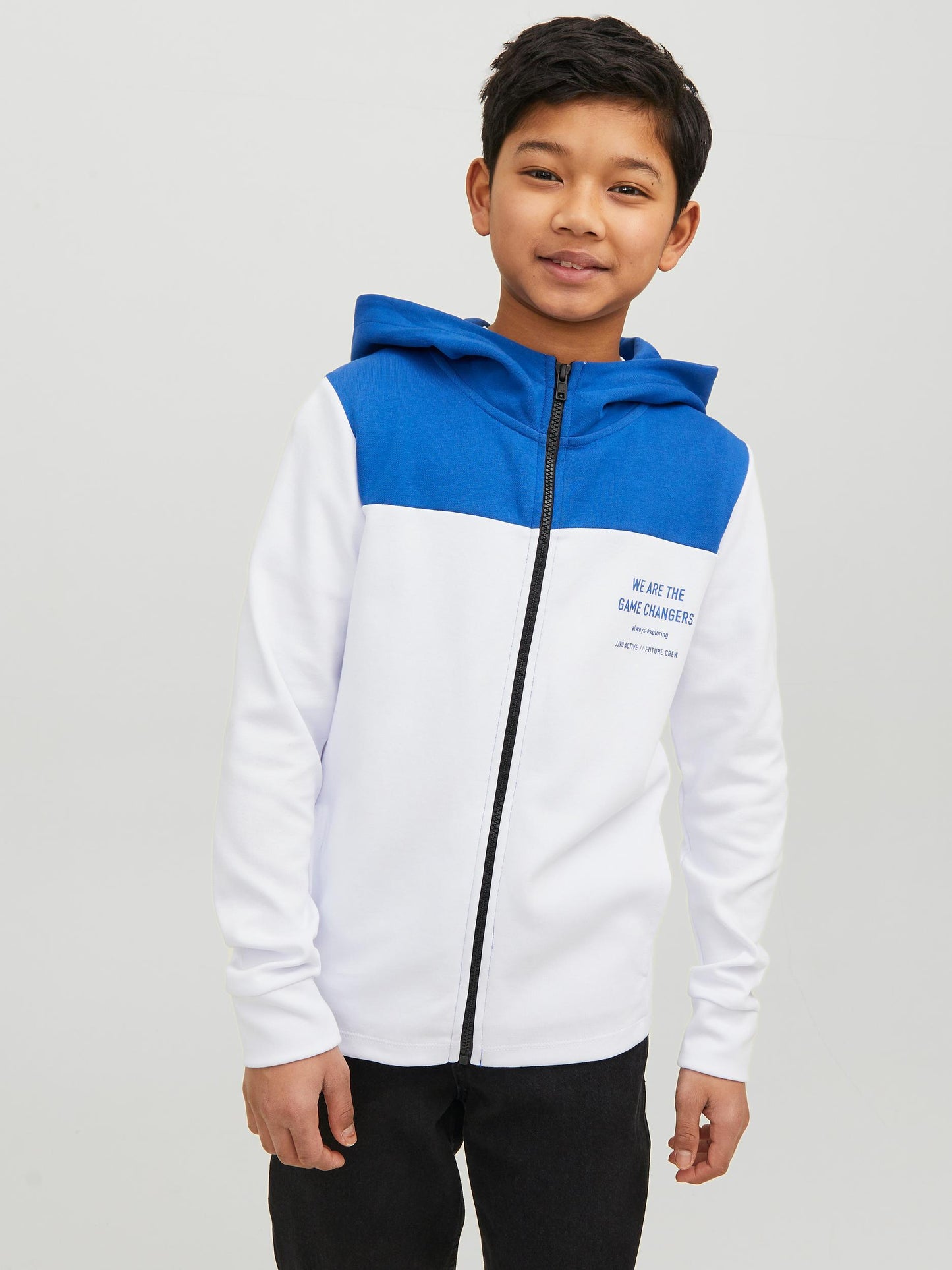 Cardigan In Felpa Coactive Go Sweat Zip Hood Jack & Jones Junior