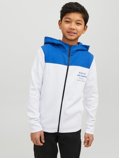 Cardigan In Felpa Coactive Go Sweat Zip Hood Jack & Jones Junior