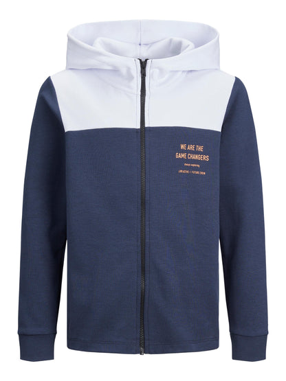 Cardigan In Felpa Coactive Go Sweat Zip Hood Jack & Jones Junior