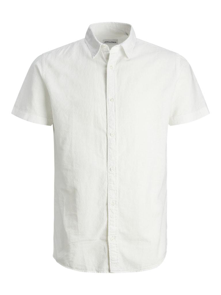 CAMICIA - JACK&JONES JJELINEN BLEND SHIRT SS SN PLS