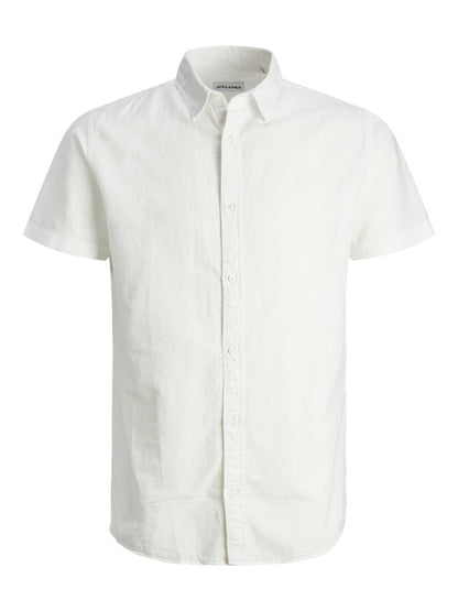 CAMICIA - JACK&JONES JJELINEN BLEND SHIRT SS SN PLS