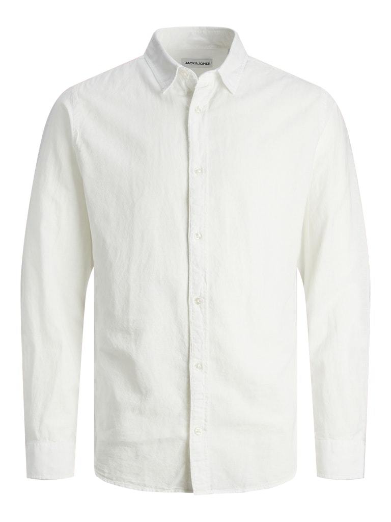 Camicia - Jack&Jones Jjelinen Blend Shirt Ls Sn