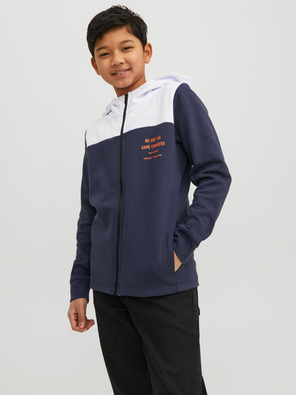 Cardigan In Felpa Coactive Go Sweat Zip Hood Jack & Jones Junior