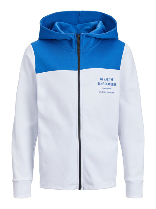 Cardigan In Felpa Coactive Go Sweat Zip Hood Jack & Jones Junior