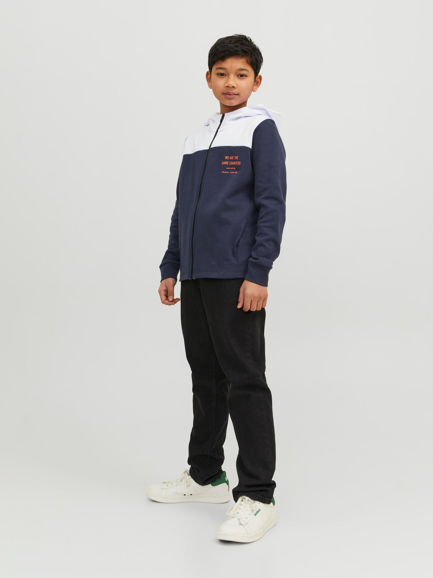 Cardigan In Felpa Coactive Go Sweat Zip Hood Jack & Jones Junior