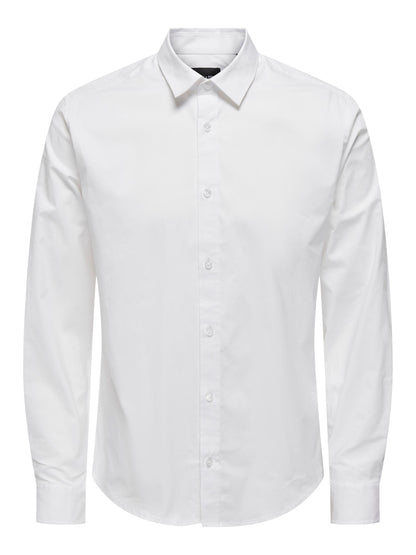 Camicia Andy Slim Easy Iron Poplin Shirt Noos Only & Sons