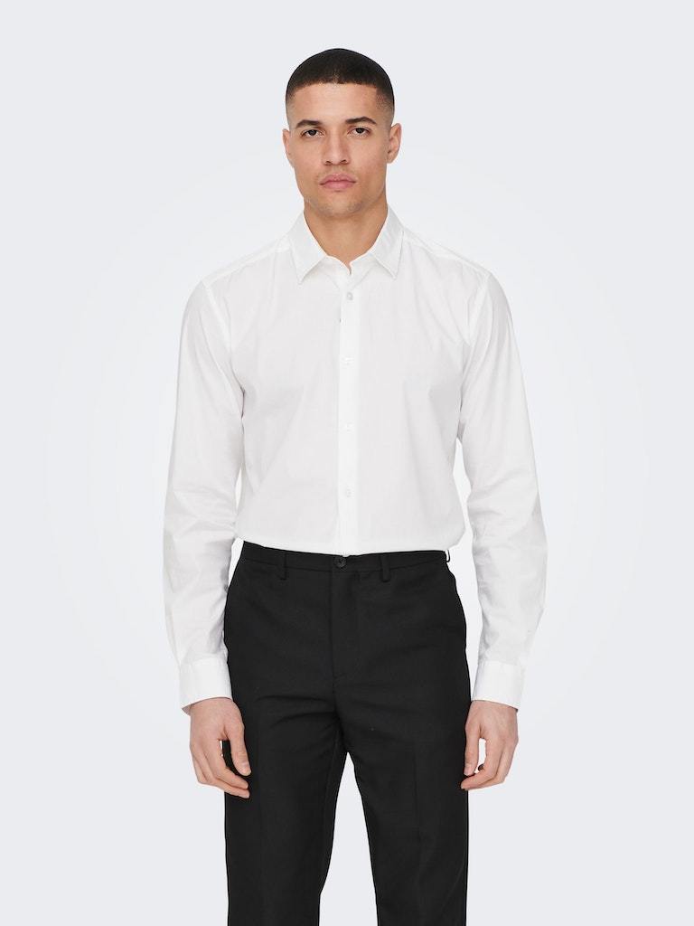 Camicia Andy Slim Easy Iron Poplin Shirt Noos Only & Sons