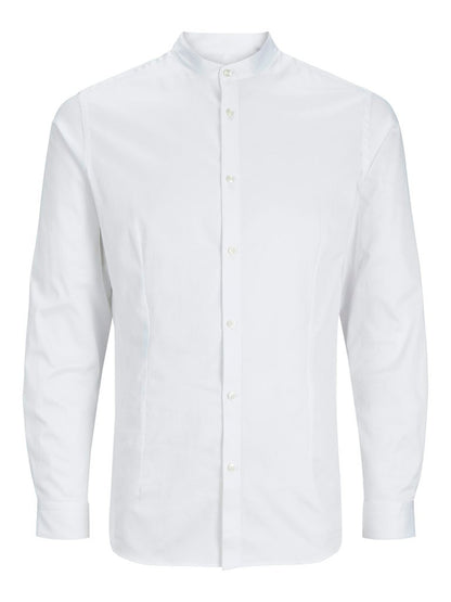 CAMICIA - JACK&JONES JPRBLAPARMA BAND COLLAR SHIRT L/S LN