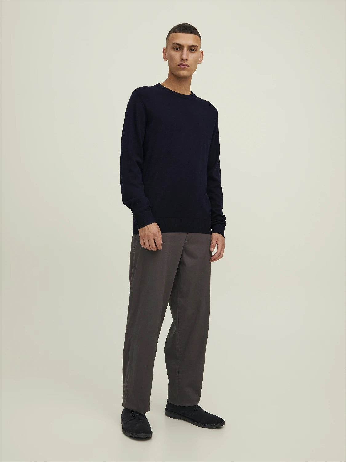 Felpa Jprblabushwick Merino Knit Crew Neck Ln Jack&Jones