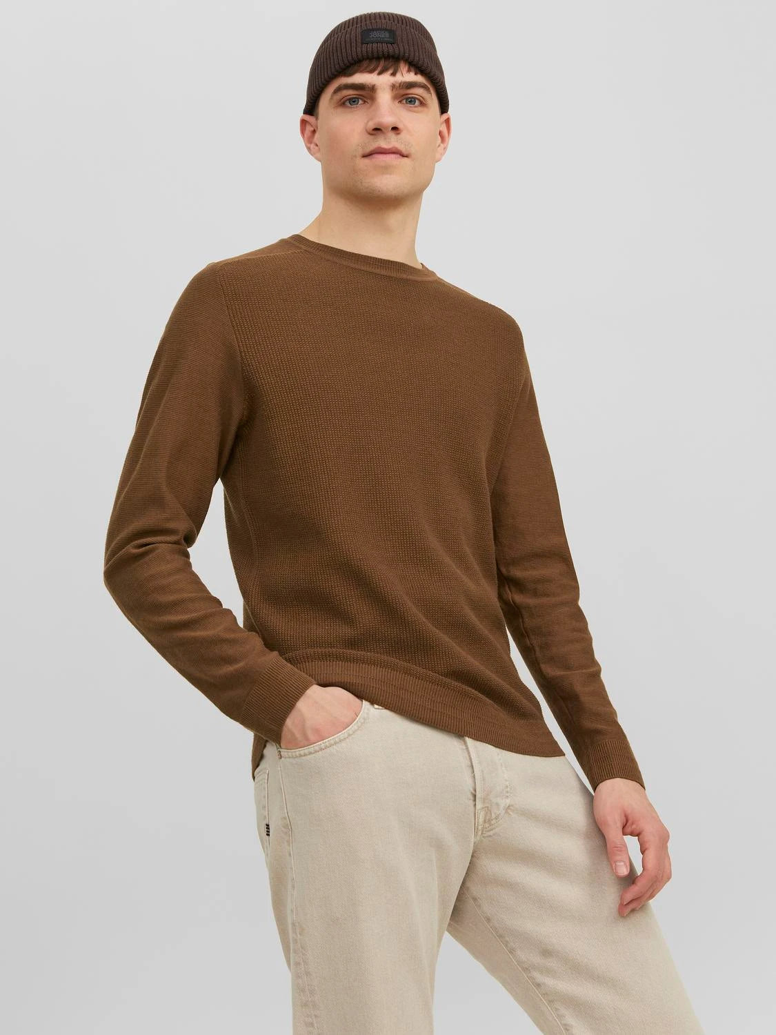 Felpa Jprblabushwick Merino Knit Crew Neck Ln Jack&Jones