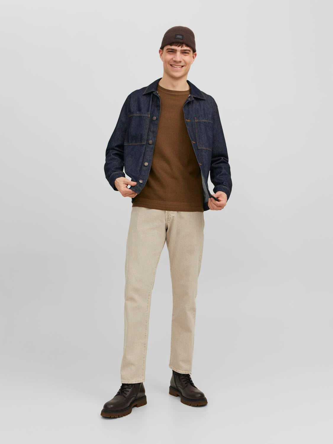 Felpa Jprblabushwick Merino Knit Crew Neck Ln Jack&Jones