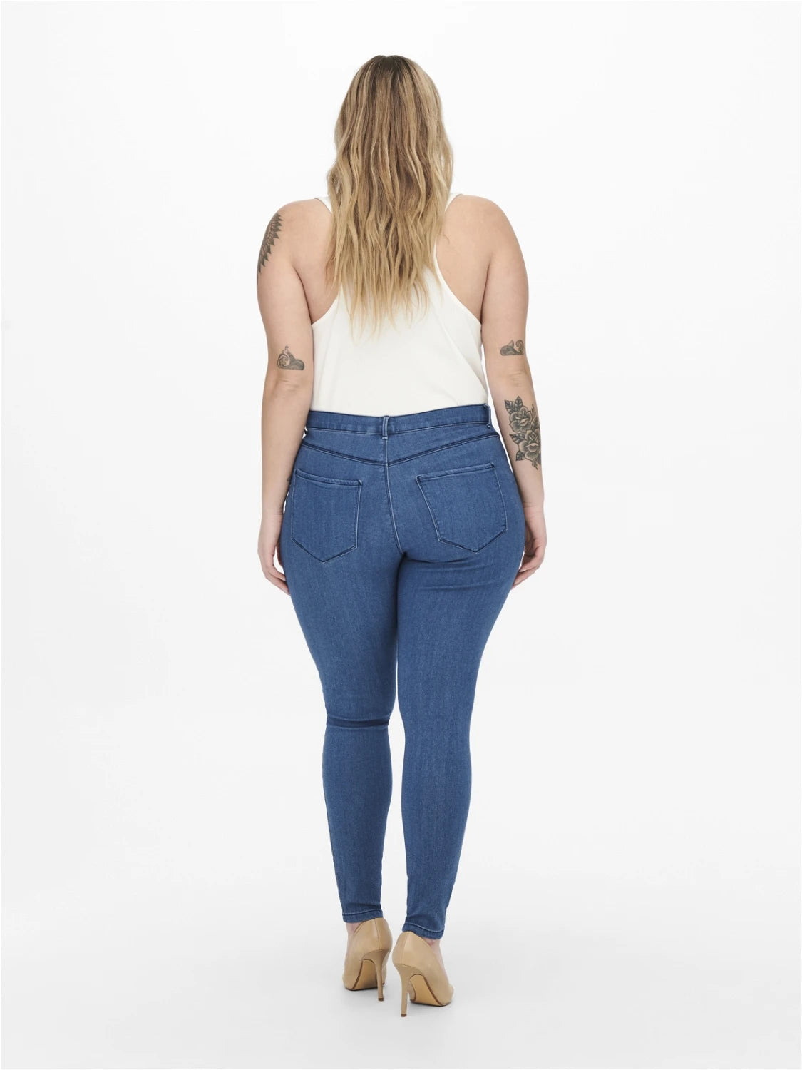 Jeans Stretch Thunder Push Up Reg Skinny Noos Only Carmakoma