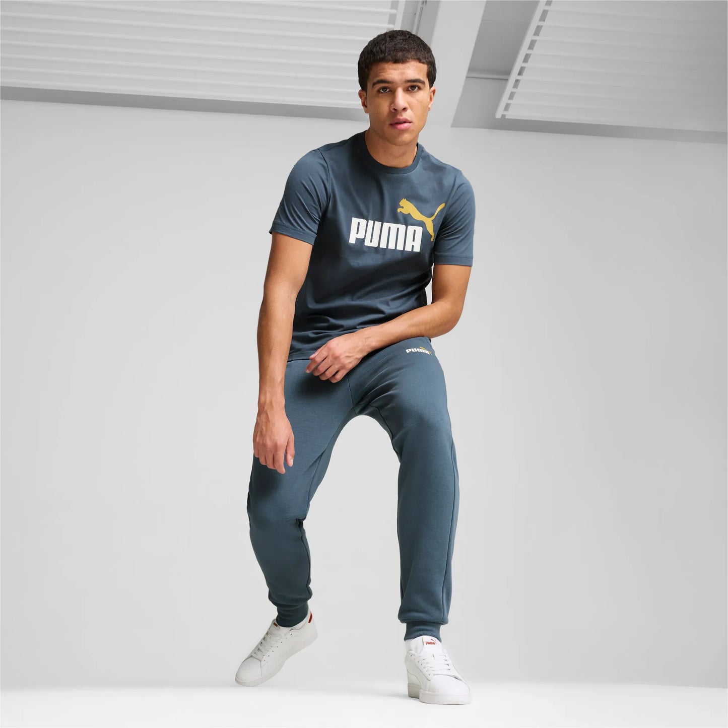 PANTALONE - PUMA PANTALONE ESS+ 2 COL LOGO PANTS FL CL