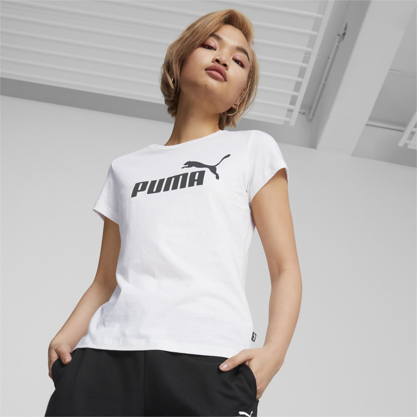 PUMA - MAGLIETTA ESS LOGO TEE