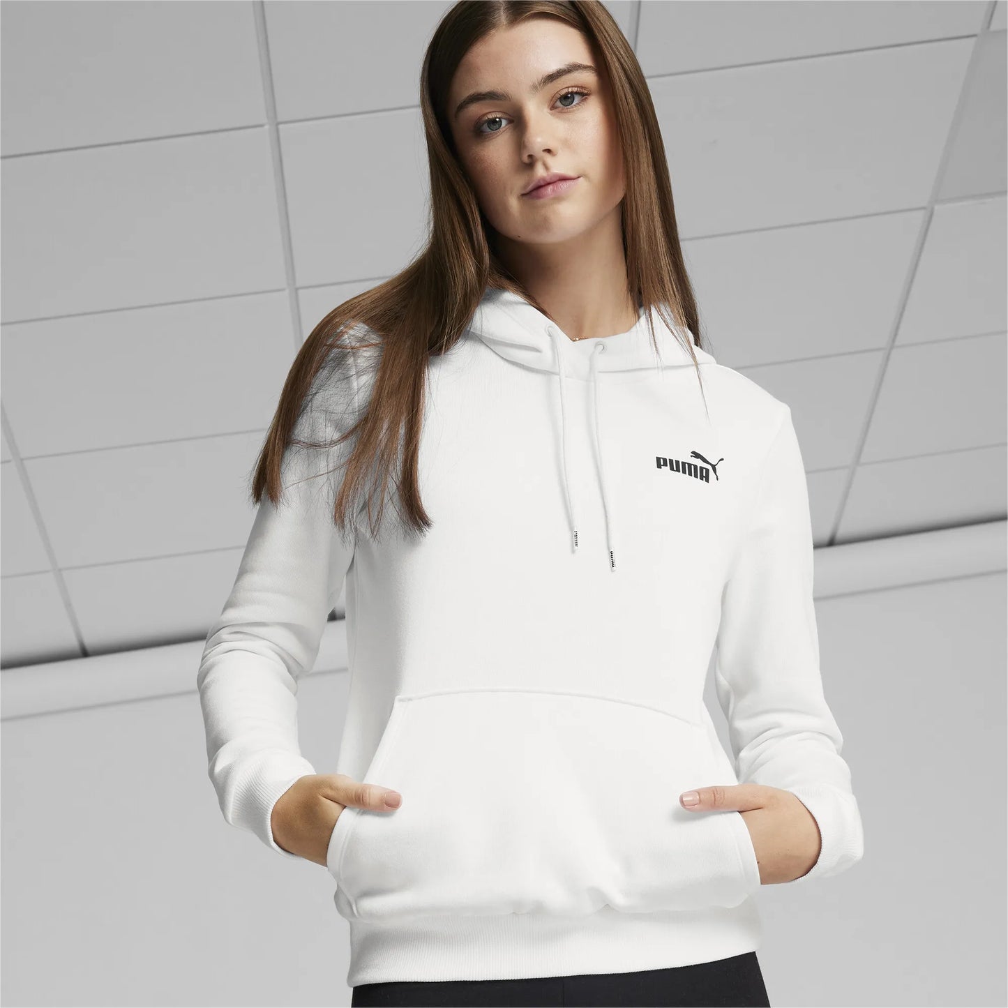 FELPA - PUMA FELPA ESS SMALL LOGO HOODIE FL