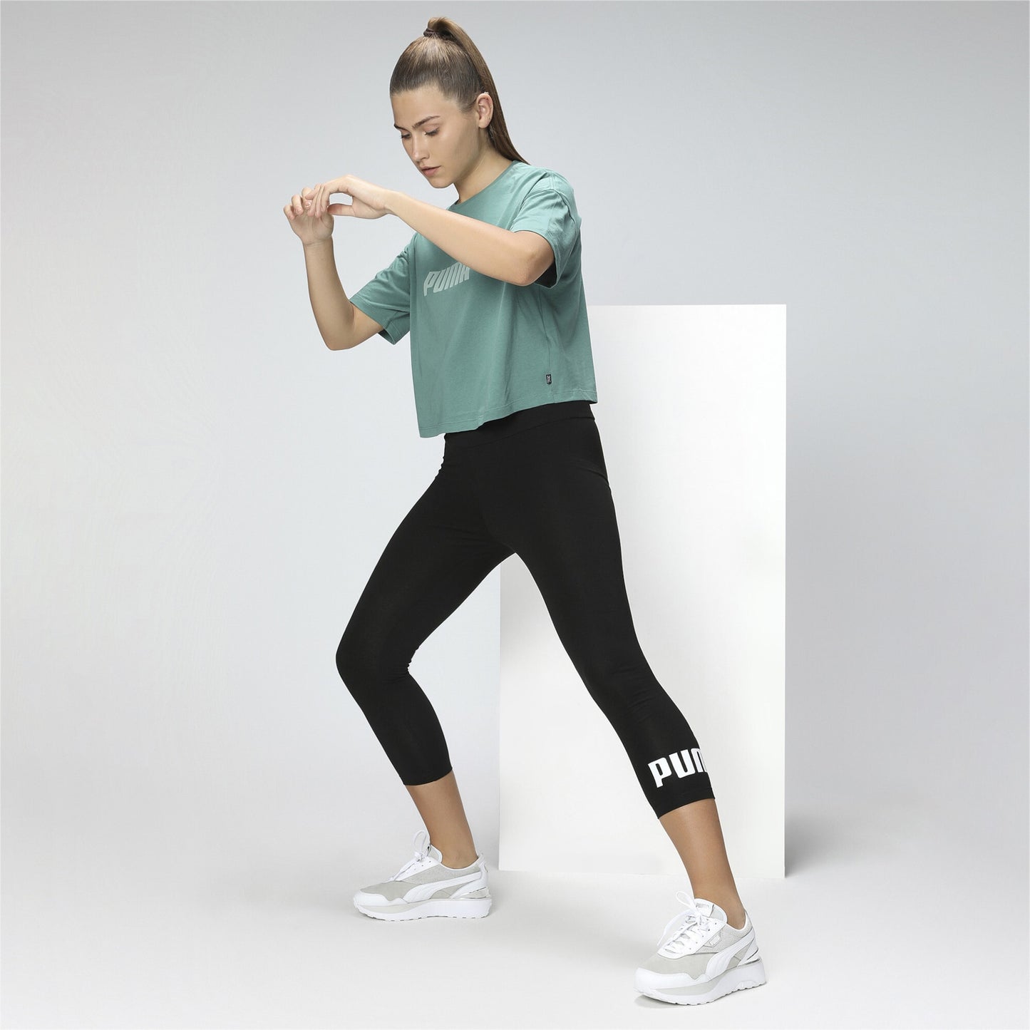 PUMA - LEGGINGS ESS 3/4 LOGO