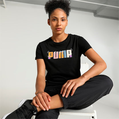 PUMA - MAGLIETTA ESS+ GRAPHIC TEE