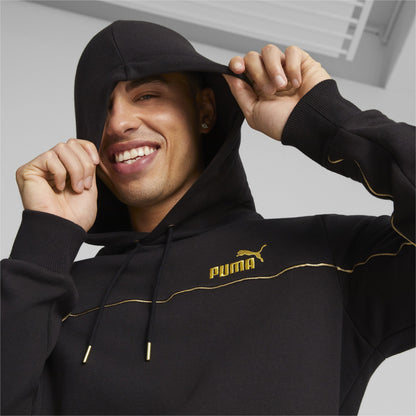 Felpa Ess+ Minimal Gold Hoodie Fl Puma