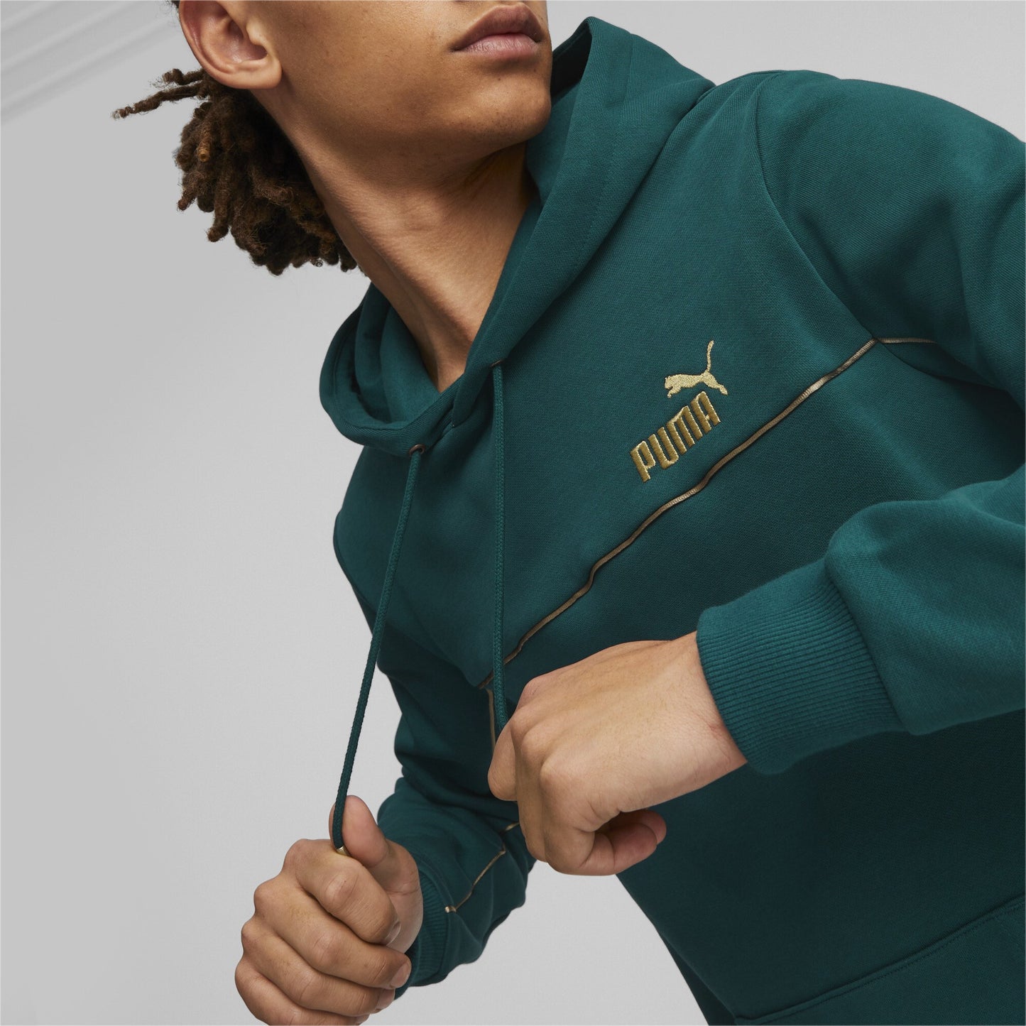 Felpa Ess+ Minimal Gold Hoodie Fl Puma