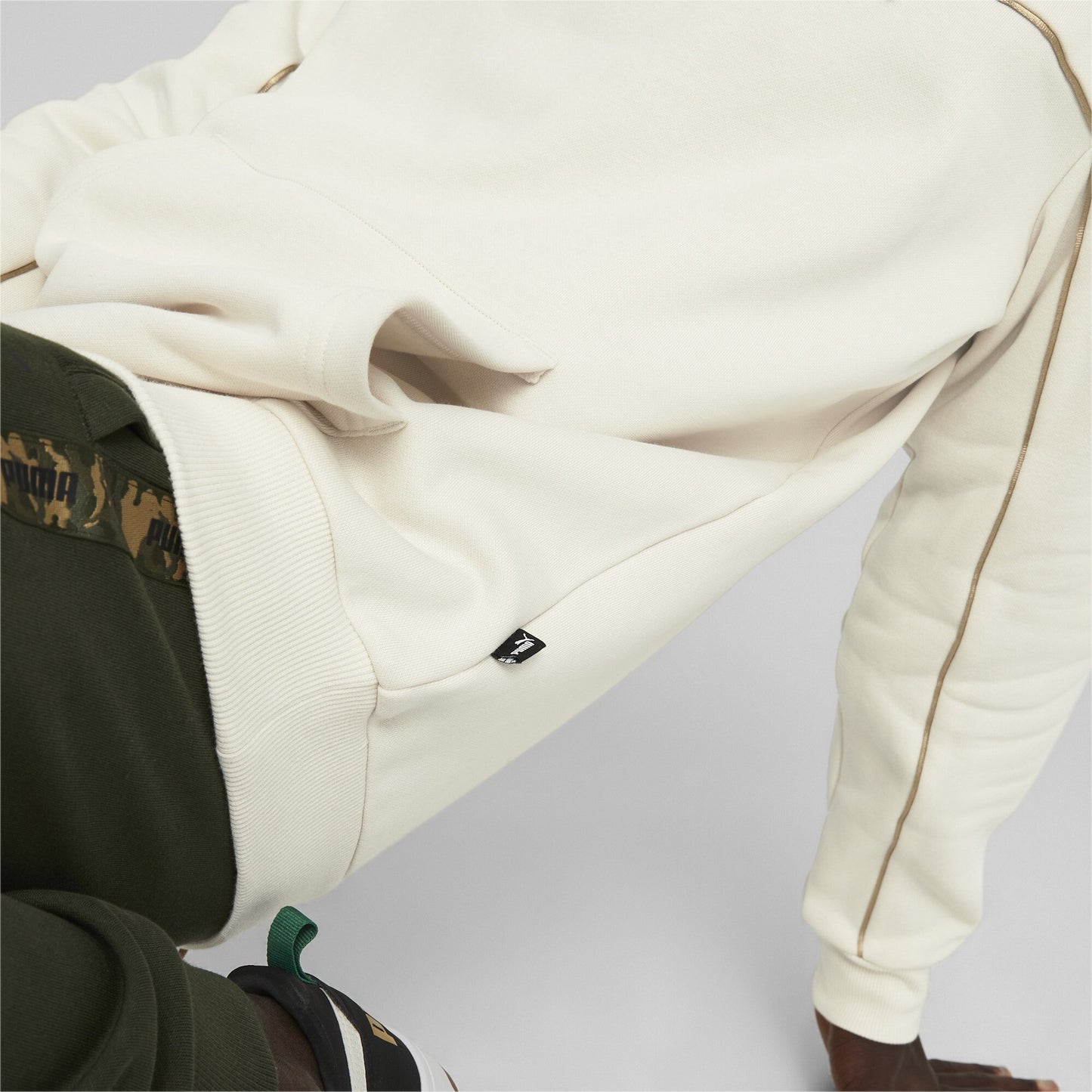 Felpa Ess+ Minimal Gold Hoodie Fl Puma