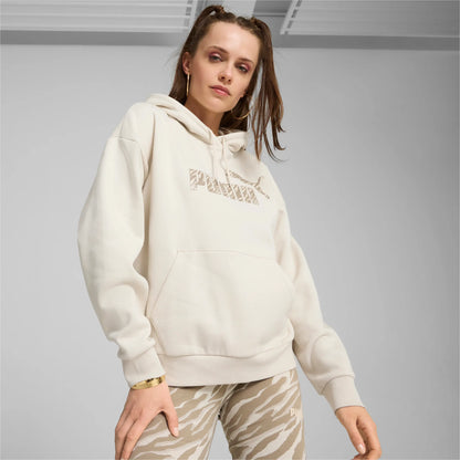 FELPA - PUMA FELPA ESS+ ANIMAL HOODIE FL