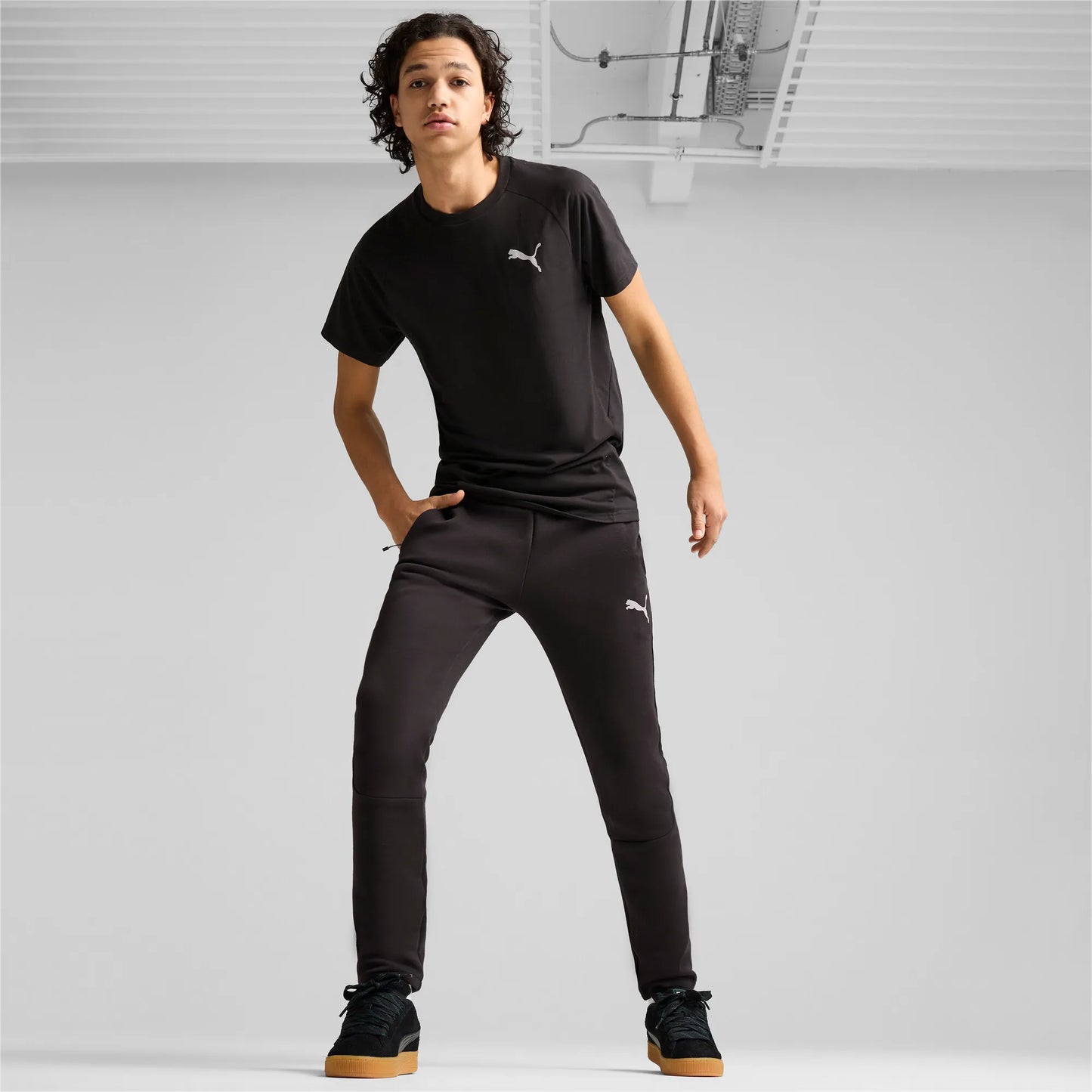 PANTALONE - PUMA PANTALONE EVOSTRIPE PANTS DK