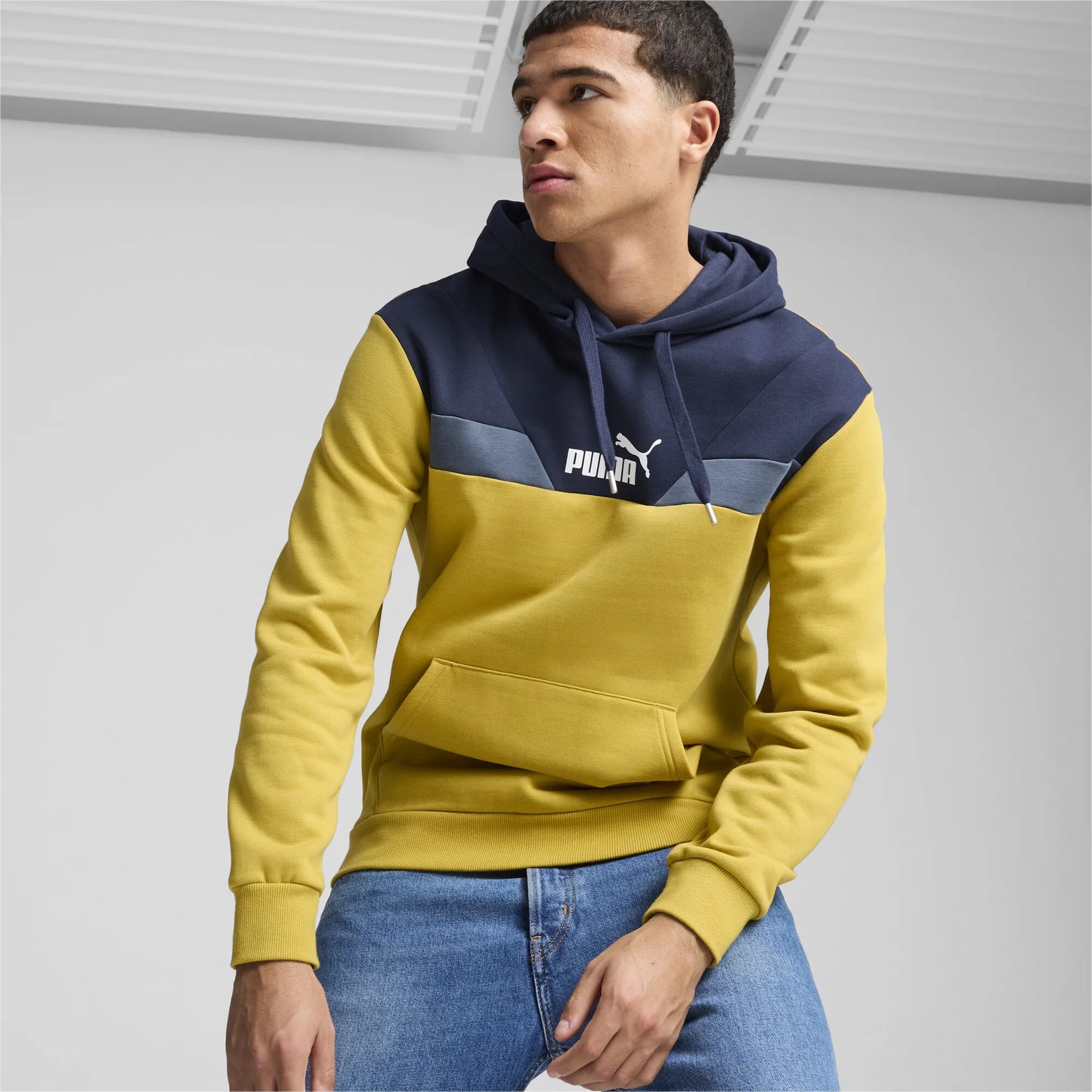 FELPA - PUMA FELPA PUMA POWER COLORBLOCK HOODIE FL