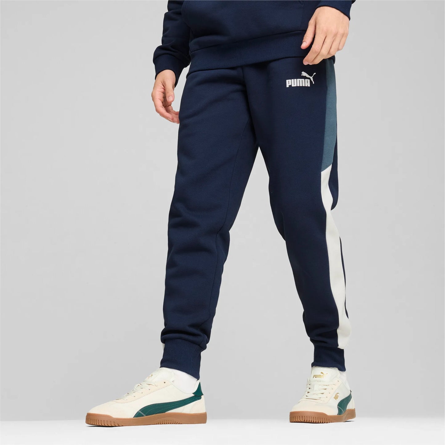 PANTALONE - PUMA PANTALONE PUMA POWER COLORBLOCK SWEATPANTS FL CL