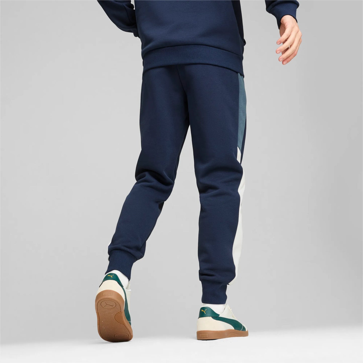 PANTALONE - PUMA PANTALONE PUMA POWER COLORBLOCK SWEATPANTS FL CL