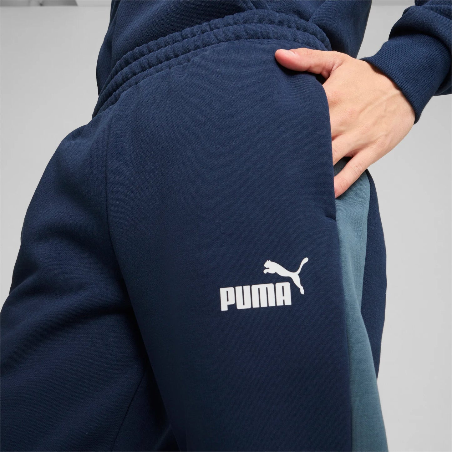 PANTALONE - PUMA PANTALONE PUMA POWER COLORBLOCK SWEATPANTS FL CL